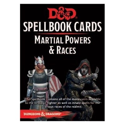 D&amp;D Spellbook Cards Martial Powers &amp; Races Deck