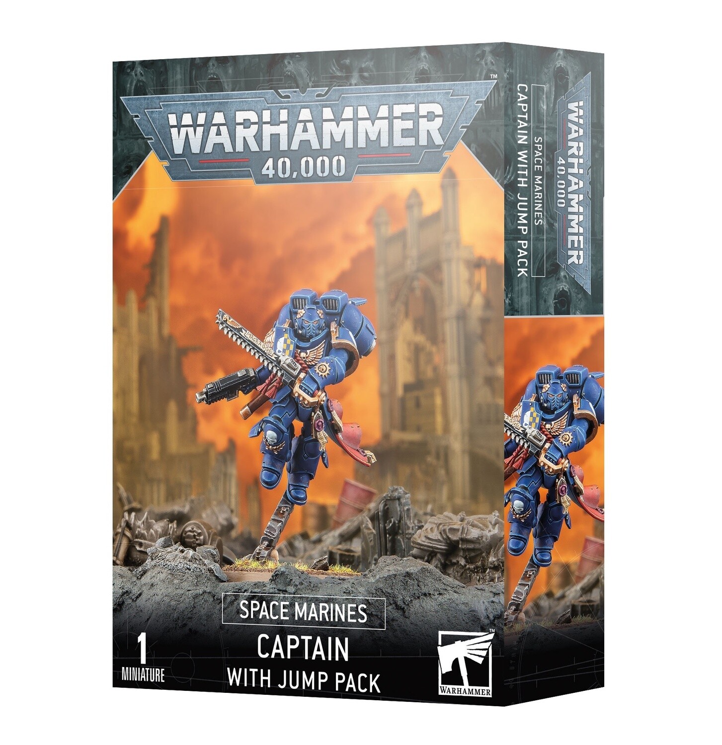 48-17 Space Marines: Captain With Jump Pack