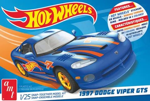 AMT 1:25 Hot Wheels 1997 Dodge Viper GTS