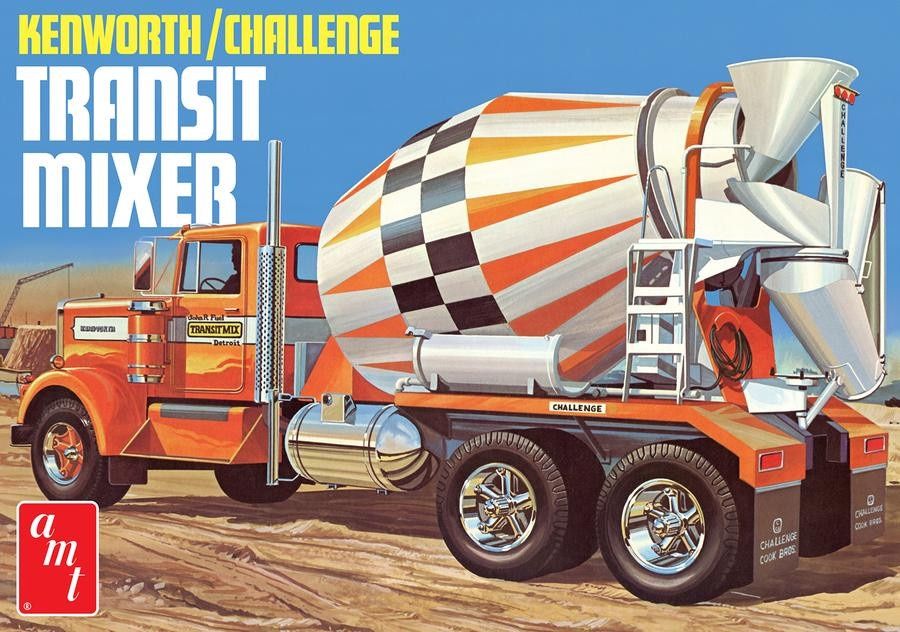 AMT 1:25 Kenworth/ Challenge Transit Cement Mixer (R2AMT1215)
