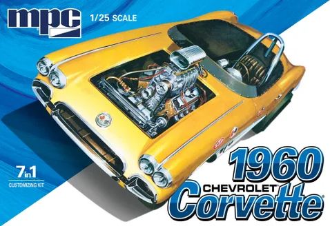 MPC 1:25 1960 Chevy Corvette 7 in 1