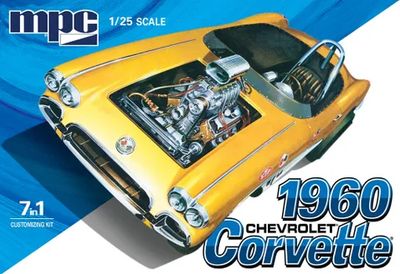 MPC 1:25 1960 Chevy Corvette 7 in 1