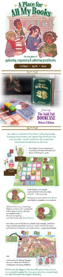 A Place For All My Books Limited Bookcase Deluxe Kickstarter Edition