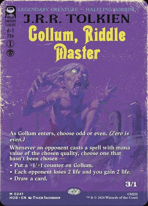 Gollum, Riddle Master [HOB 241] - NM
