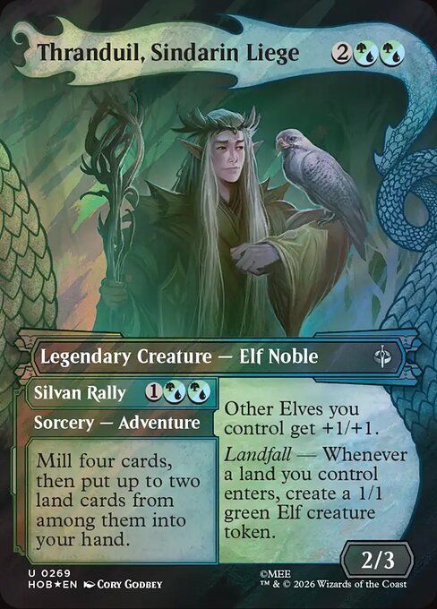 Thranduil, Sindarin Liege // Silvan Rally (Surge Foil) [HOB 269] - NM