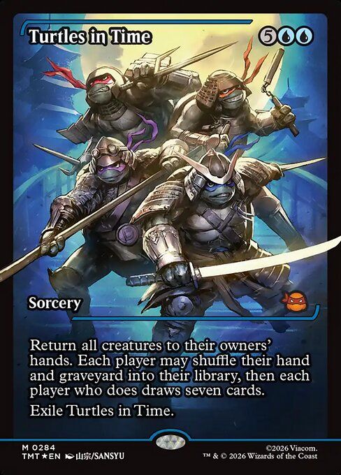 Turtles in Time (Showcase Foil) [TMT 284] - NM