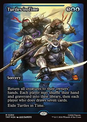 Turtles in Time (Showcase Foil) [TMT 284] - NM