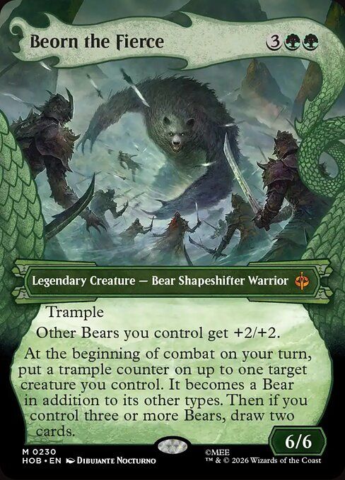Beorn the Fierce (Showcase Foil) [HOB 230] - NM