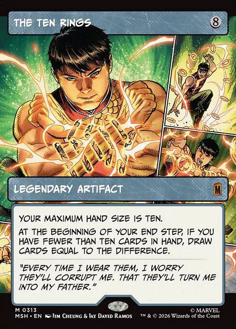 The Ten Rings (Borderless Foil) [MSH 313] - NM