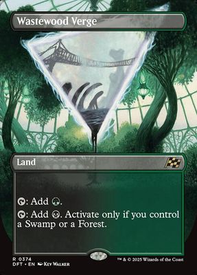 Wastewood Verge (Borderless Foil) [DFT 374] - NM
