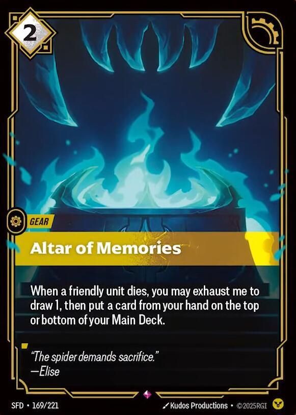 Altar of Memories (Foil) [SPIRITFORGED 169] - NM