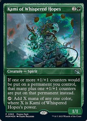 Kami of Whispered Hopes (Showcase Foil) [MOM 383] - NM