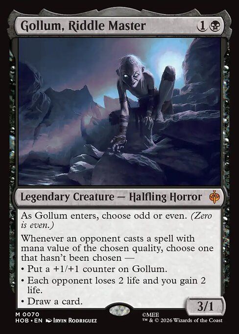 Gollum, Riddle Master [HOB 70] - NM