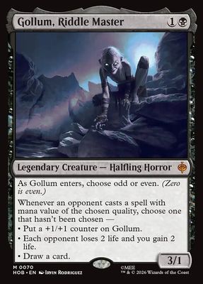 Gollum, Riddle Master [HOB 70] - NM