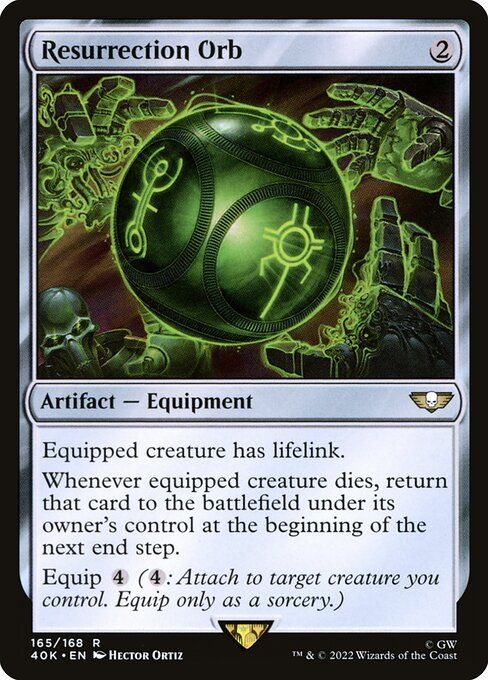 Resurrection Orb [40K 165] - NM