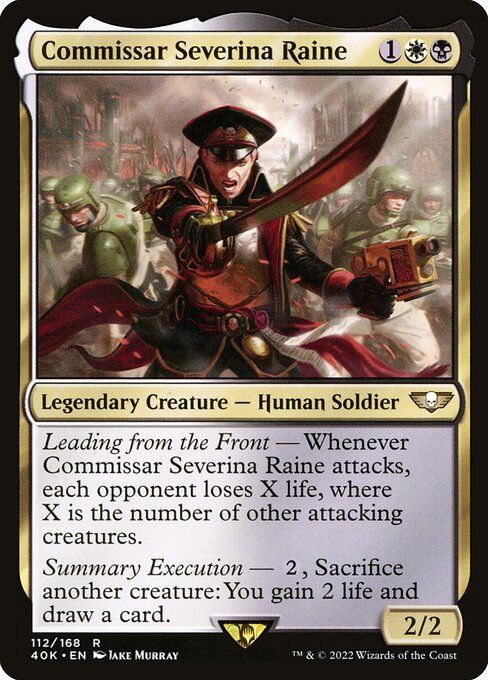 Commissar Severina Raine [40K 112] - NM