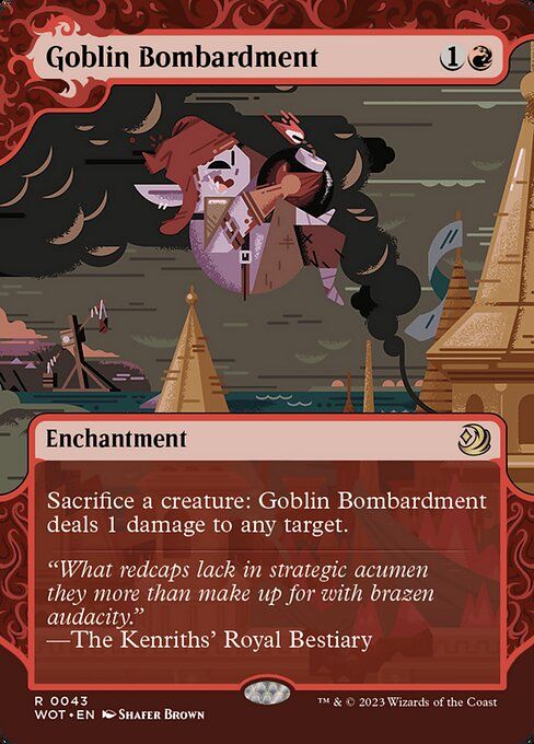 Goblin Bombardment [WOT 43] - NM