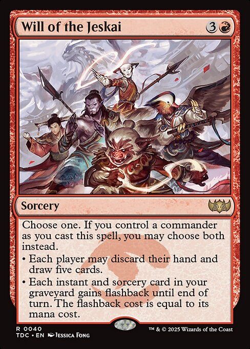 Will of the Jeskai [TDC 40] - NM