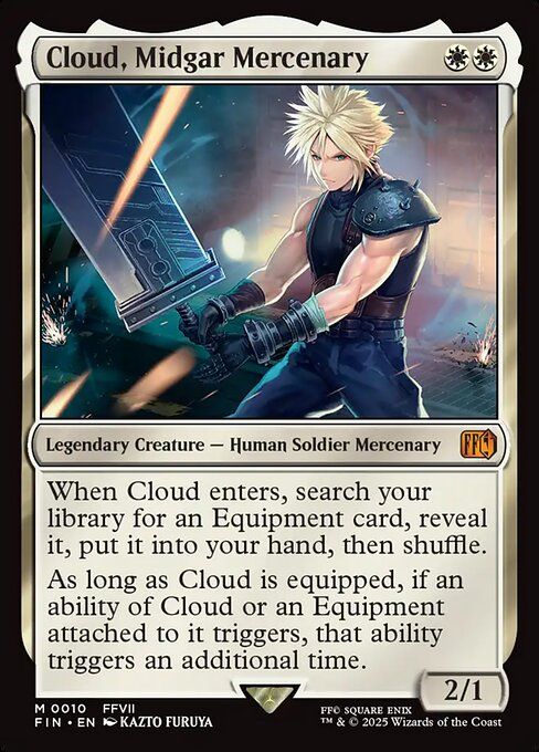 Cloud, Midgar Mercenary [FIN 10] - NM