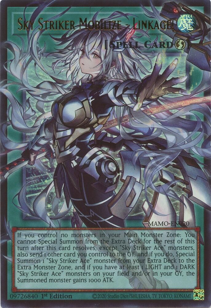 Sky Striker Mobilize - Linkage! (Unlimited) [MAMO-EN020] - NM