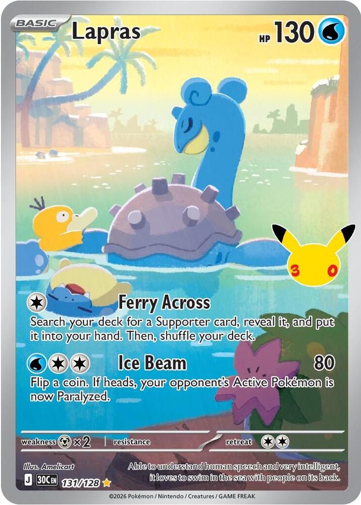 Lapras (Holofoil) [CEL30 131] - NM
