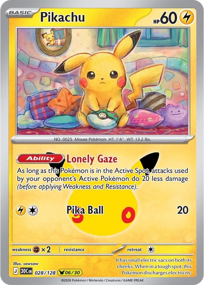 Pikachu (Holofoil) [CEL30 028] - NM