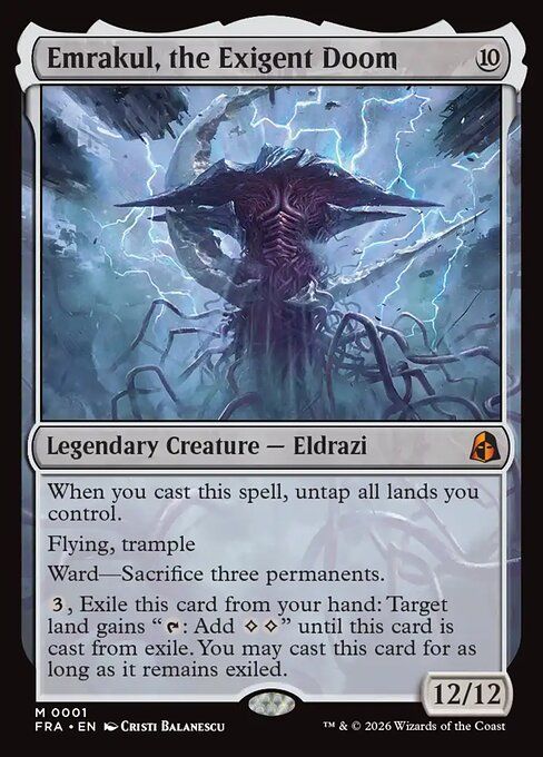 Emrakul, the Exigent Doom [FRA 1] - NM