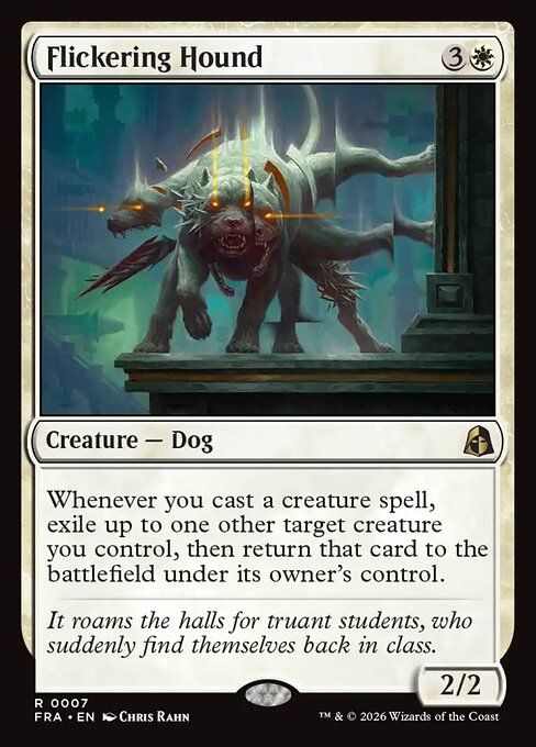 Flickering Hound (Traditional Foil) [FRA 7] - NM