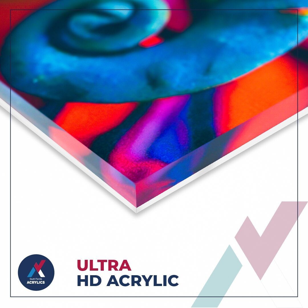 Ultra HD Printed Acrylic 1/8" with Backing