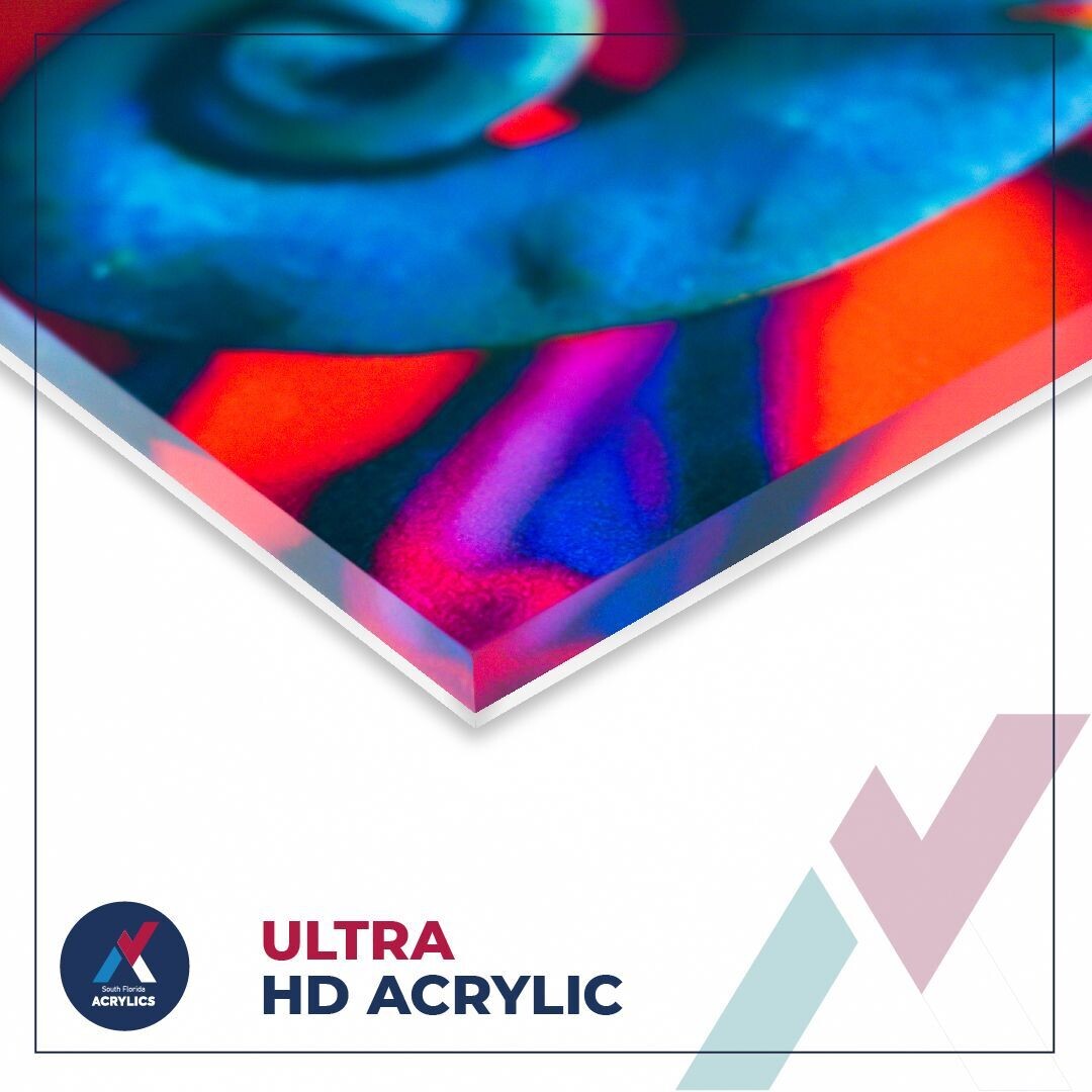 Ultra HD Printed Acrylic 1/4" with Backing