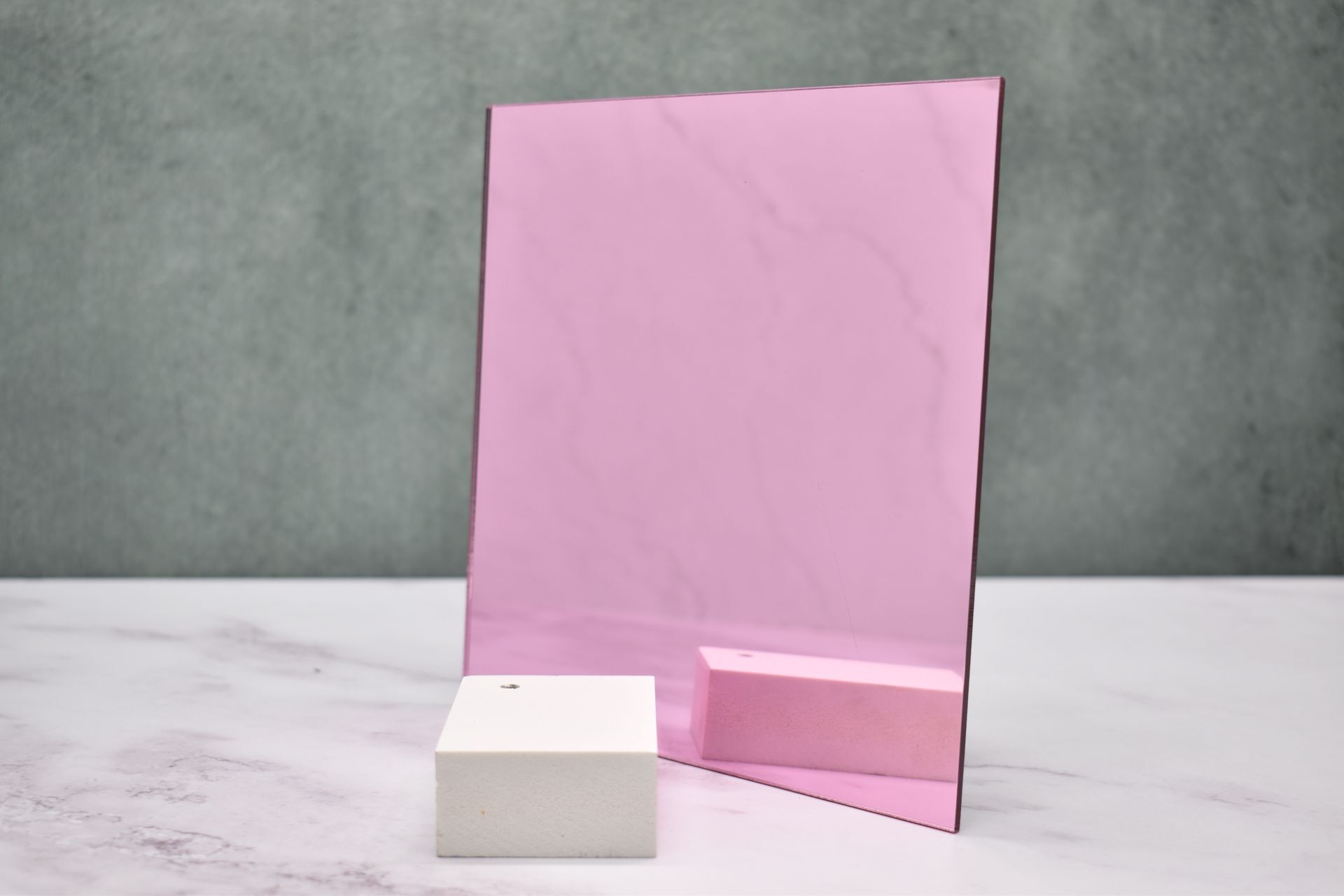 1/8 X 24 X 48 Pink #1450 Acrylic Mirror Sheet