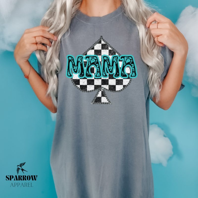 Checkered Spade Mama