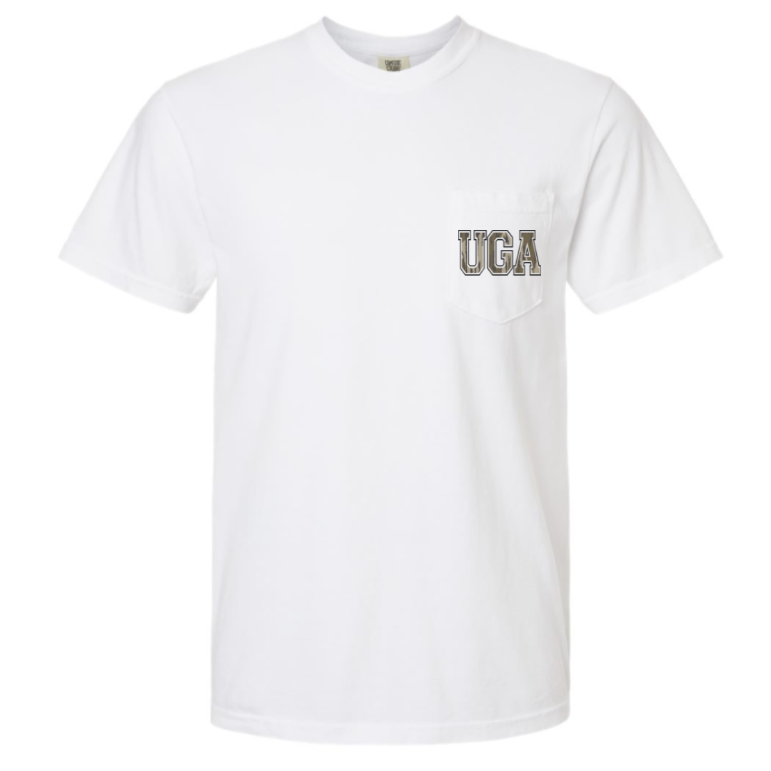 Bottomland Bulldog pocket tee