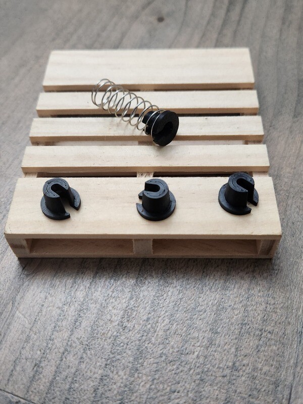 Big bore mini t spring cups