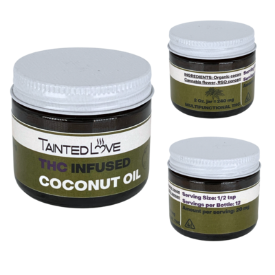 TAINTED LOVE BK: THC Infused Coconut Oil