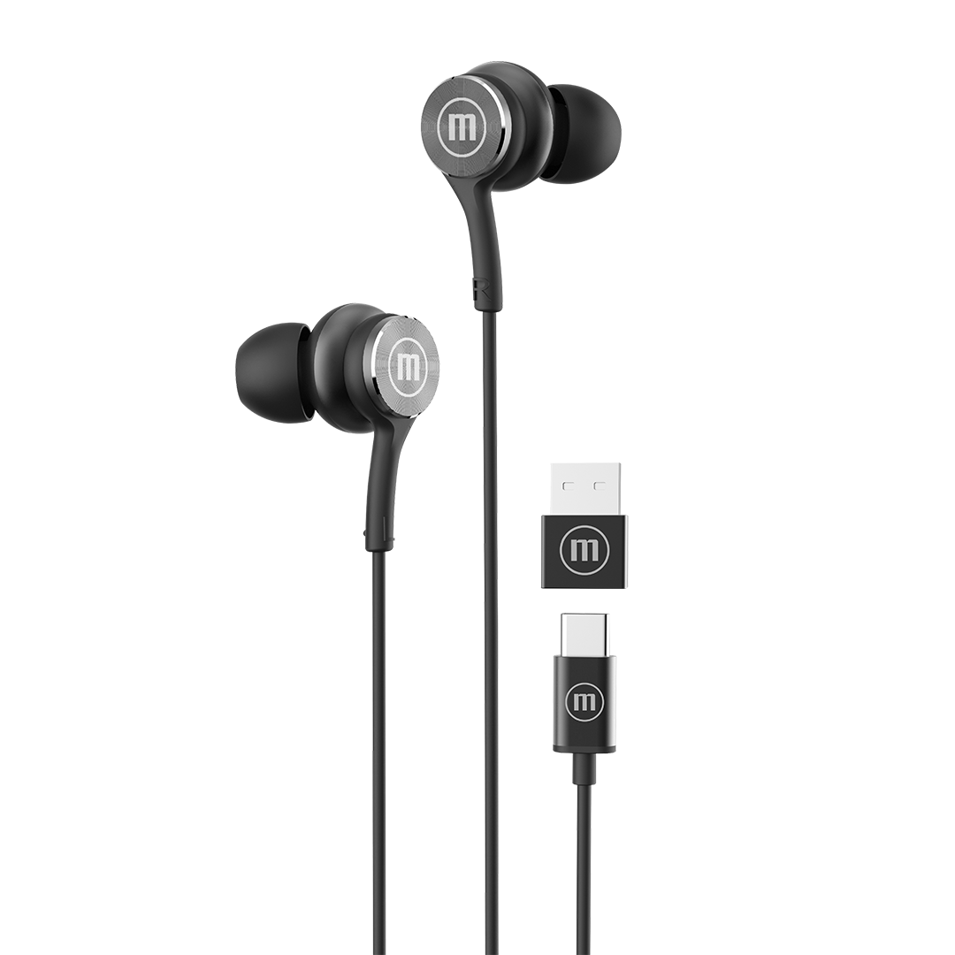 Audifonos Maxell  EB-XC1 USB-C in ear BLK 348531