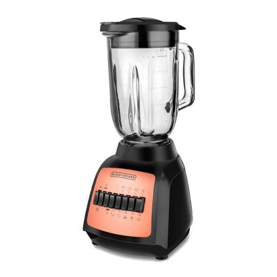 Licuadora 10v jarra vidrio Black + Decker 550w BLBD210GBC