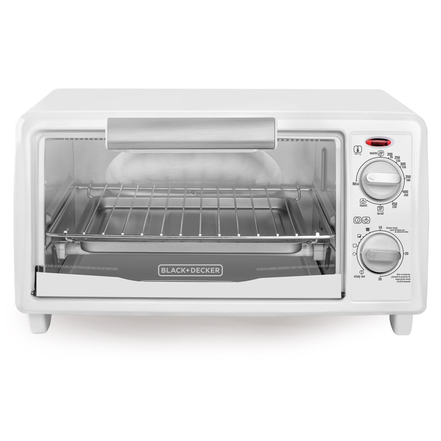Horno 4 rebanadas Black + Decker TO1342W