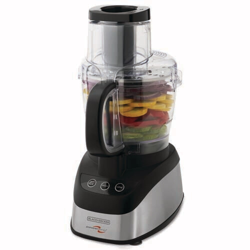 Procesador de alimentos 2 veloc 10 tazas 500w inox Black + Decker  FP2500s