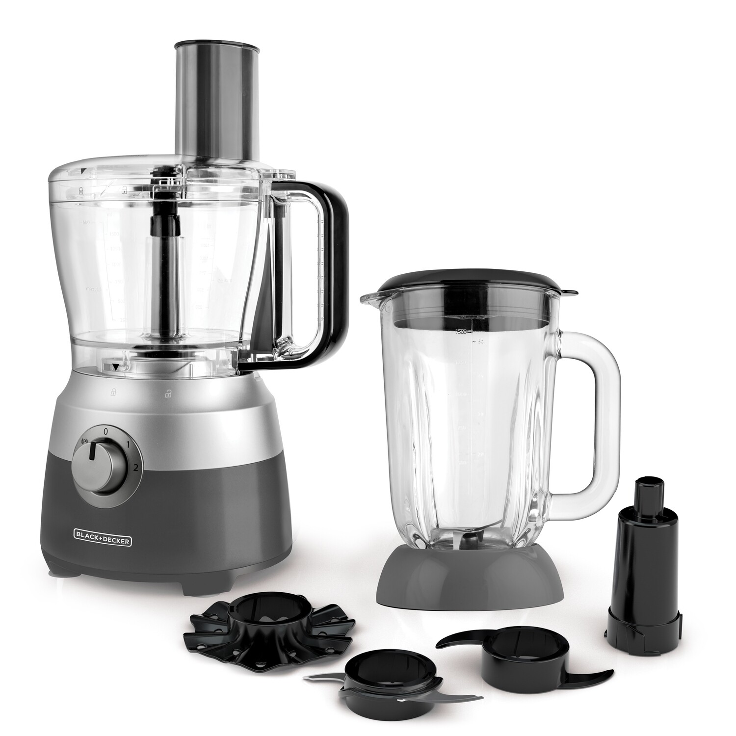 Procesador de Alimentos y licuadora 2 veloc 1.5l 600w Black &amp; Decker FP5501B