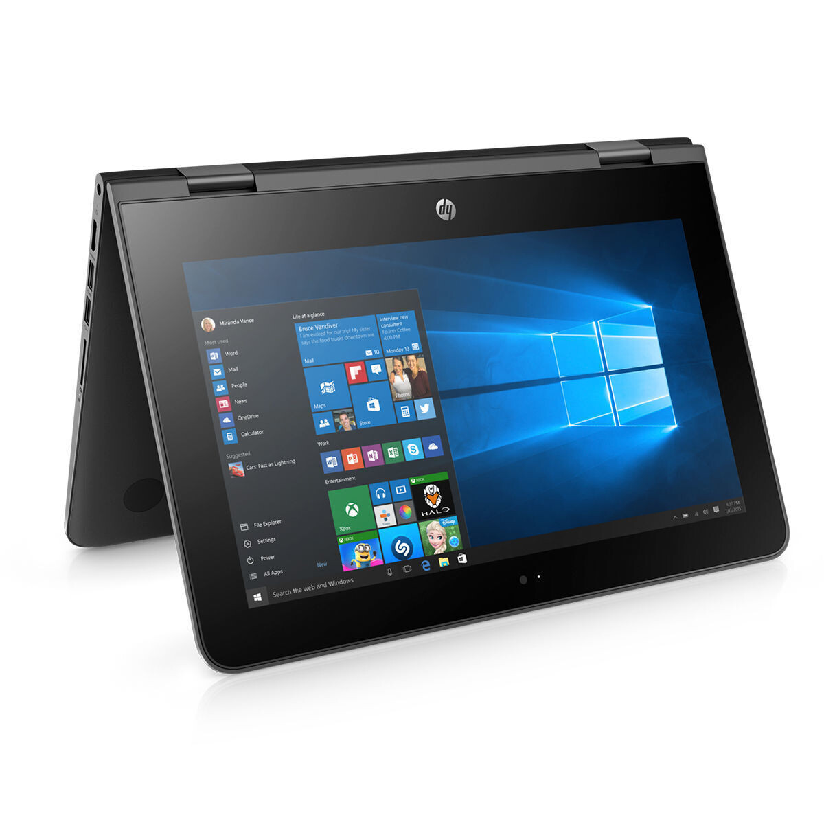 Hp notebook x360 11-ab102la 11.6&quot; Celeron n4000 4gb 500gb win10 6qw89la