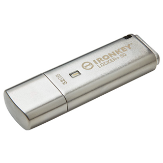 Kingston memoria usb ironkey locker+ 50 AES usb w/256bit encriptada-IKLP50/32GB