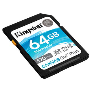 Kingston tarjeta de memoria sd canvas go plus-SDG3/64GB