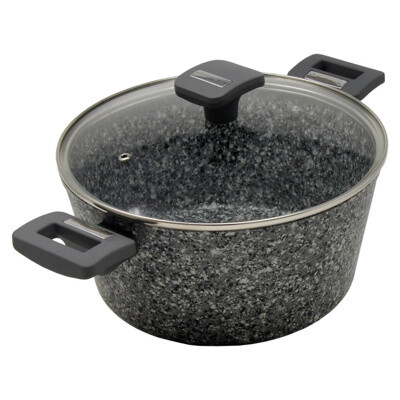 Olla con tapa granito 24cm Westinghouse WCCC0070024GGY