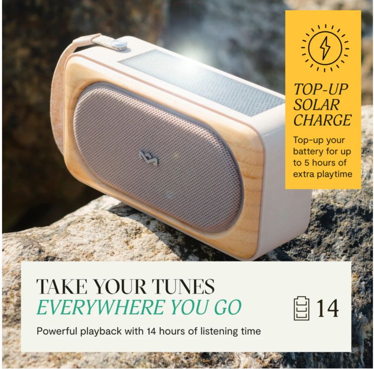 Altavoz Bluetooth RootsSolar crema