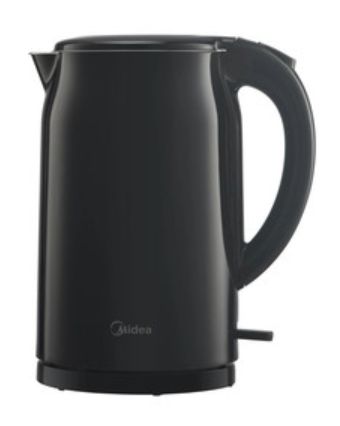 Midea Hervidor de Agua 1.5L doble pared negro 1800W MKE15DMCSK