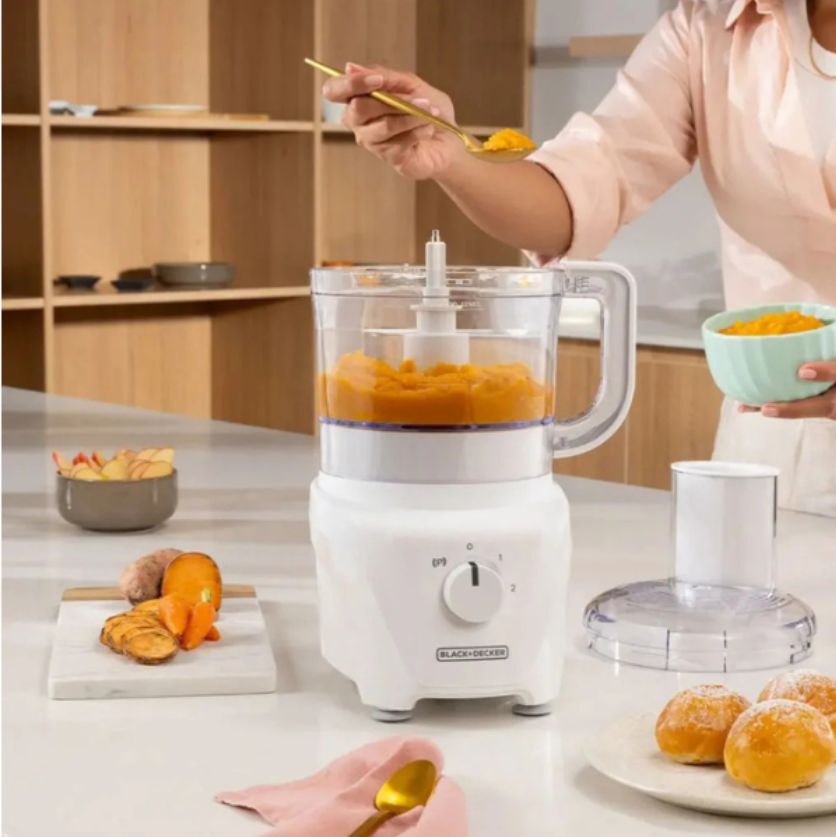Black+Decker procesador de alimentos mezcla, pica, rebana y ralla - FP4342-2WDLA