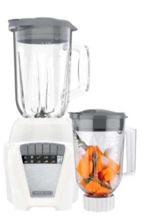 Black + Decker licuadora 1.25 lt color blanca - BL0876-3WDLA