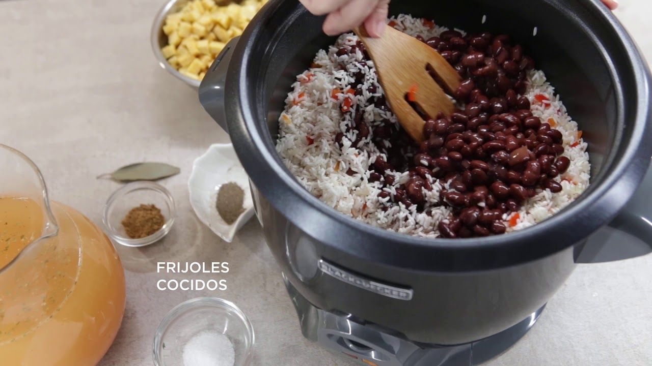 Black + Decker olla arrocera 20 tz cocidas negra RC620B