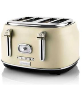 Westinghouse tostadora retro de 4 rebanadas color champam - WKTT809WH